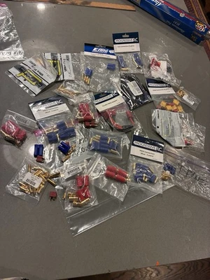 713. Lote masivo conectores para avión Lipo motor eléctrico sin escobillas Balsa R/C Foto 1 de 4