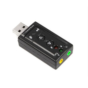 1PCS Mini USB 2.0 7.1 Channel Hudio Sound Card Sound Hdapter For PC Laptop