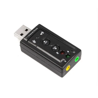 1PCS Mini USB 2.0 7.1 Channel Hudio Sound Card Sound Hdapter For PC Laptop - Image 1 of 4