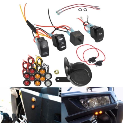 Kit legal de calle señal de giro LED UTV para Honda TALON 1000 PIONEER SXS 2014-2021 Foto 1 de 4