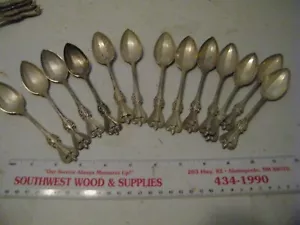 12 towle sterling silver old colonial pattern 5 9/16" coffee teaspoons 328.2g - Picture 1 of 6