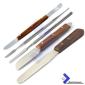 Dental Mixing Spatula Wax & Modelling Carvers Lecron Laboratory Technician Tools - Picture 1 of 6