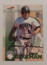 1999 Team Best Baseball Lance Berkman Authentic Autographed (Rookie) Card #NNO