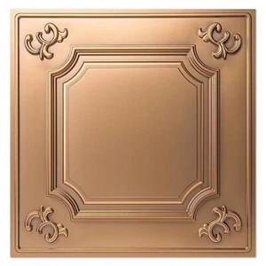Art3d 2X2ft Drop Ceiling Tiles in Bronze,Wainscoting Panels Glue Up,12-Pack - Picture 1 of 8