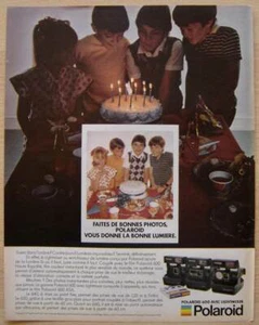 Publicité Papier - Appareil Photos Polaroid 600 Avec Lightmixer De 1982 - Photo 1/1