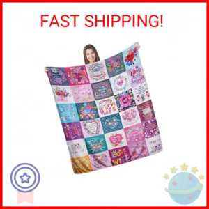 to My Wife Blanket Anniversary Romantic Gifts for Wife Birthday Gift from Husban - Picture 1 of 2