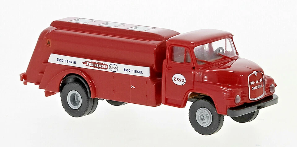 BREKINA 45056 Man 635 Camion Cisterna 1955, Esso, H0, Nuovo 2021 - Immagine 1 di 1