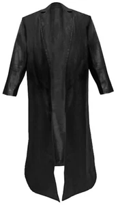 Deadman The Undertaker Gothic Style Trenchcoat in voller Länge aus echtem Leder - Bild 1 von 4