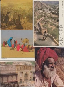 11 postales de la India de RAJASTHAN en su mayoría 1960-1980 (L6170) - Imagen 1 de 3