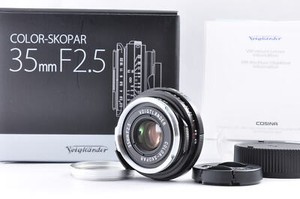 "Mint" Voigtlander Color Skopar 35mm F/2.5 P II Leica M VM Lens from Japan #710