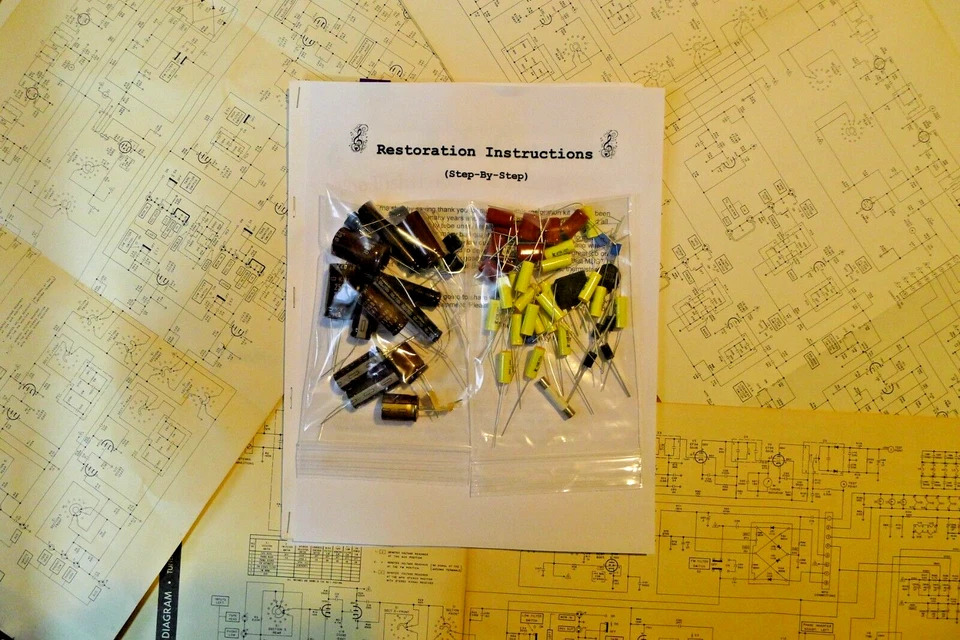 Heathkit IO-18 restoration kit service recap capacitor upgrade rebuild - Image 1 of 4