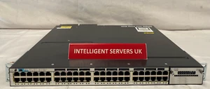 Cisco Catalyst WS-C3750X-48PF-E 48 10/100/1000 Ethernet PoE+ ports IP Services - Picture 1 of 2