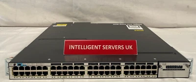 Cisco Catalyst WS-C3750X-48PF-E 48 10/100/1000 Ethernet PoE+ ports IP Services - Image 1 of 2