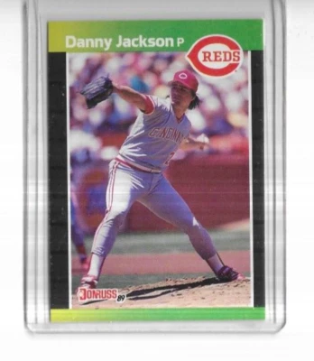 1989 Donruss #124 Danny Jackson Cincinnati Reds - Image 1 of 2