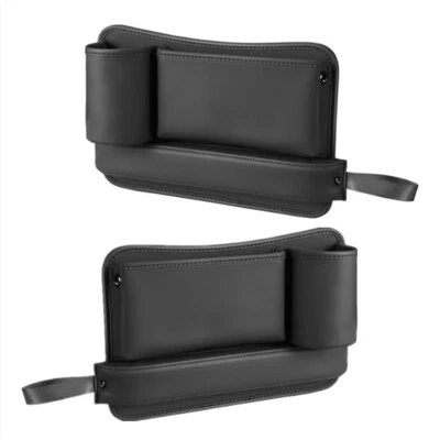 Car Seat Gap Catcher Filler Pocket Side Storage Box Auto Organizer Cup Holder - Image 1 of 4