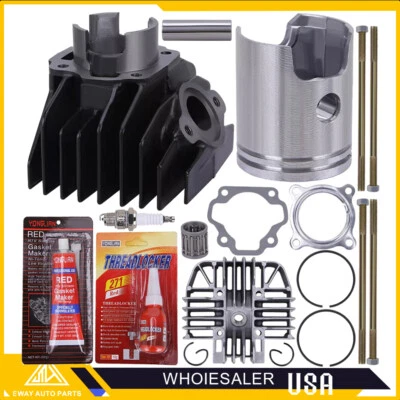 Kit de junta de culata de pistón de cilindro de extremo superior para Yamaha PW80 83-2006 21W-11111-00-00 Foto 1 de 4