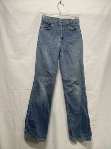 Vintage Levis Orange Tab Boys Size 8M Straight Leg Jeans USA Distressed - Picture 1 of 7