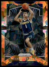 2019-20 Prizm Orange Cracked Ice #88 Michael Porter Jr.  Denver Nuggets
