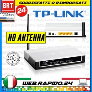 ROUTER WIFI TP-LINK TD-W8901G ADSL2+ 4 PORTE RJ45 54MBPS WIRELESS MODEM G MODEL! - Foto 1 di 1