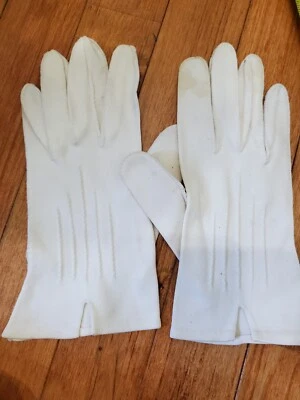 Guantes Blanco Arte Guantes, Damas Guantes Formales De Colección Lindos Años 20 B130 Foto 1 de 4