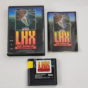 LHX Attack Chopper (Sega Genesis, 1992) Complete Game w/ Case & Manual Tested - Picture 1 of 9