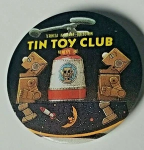 ROBOTS Pinback Button Teruhisa Kitahara Collection 1985 ~ Ray Rohr Cosmic Artifa - Picture 1 of 5