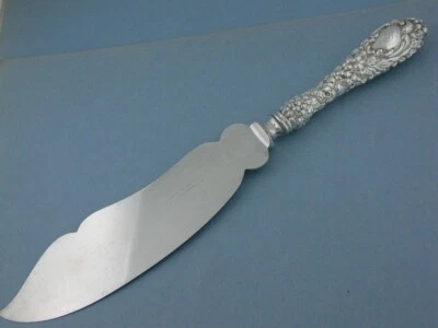 Antigua rebanadora de helado STIEFF de plata esterlina STIEFF ROSE con hoja sp original Foto 1 de 4