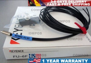 Keyence FU-6F Fiber Optic Sensor FU6F Fiber Amplifier Sensor Cable US Free TAX - Picture 1 of 1