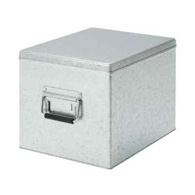 MUJI Japanese Made Tin Box Large Size: Approx 14.56 in×10.23 in×9.44 in - Image 1 of 4