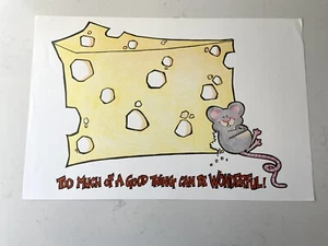 Vintage Argus Pat Ryan Maus inspirierender Humor Poster - 21” x 14” - #42936 - Bild 1 von 11