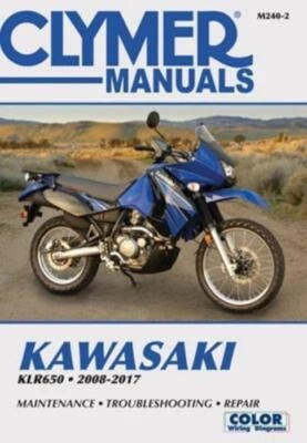 Manual Kawasaki KLR650 2008-2017 Clymer Taller Servicio Reparación Dual Sport - Imagen 1 de 4