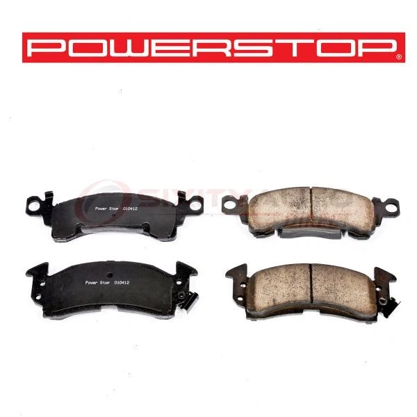 PowerStop Front Disc Brake Pad Set for 1971-1974 Chevrolet G30 Van - Braking dh - Изображение 1 из 4