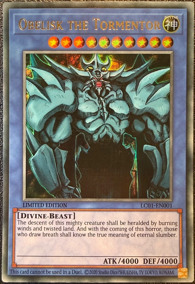 Yugioh Obelisk der Peiniger LC01-EN001 Ultra Rare Englisch - Bild 1 von 1