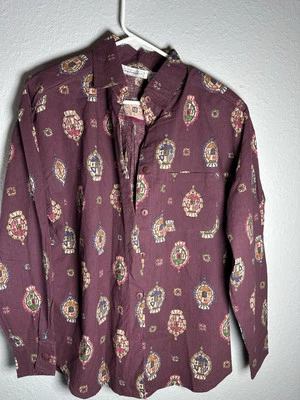 Camisa de bolsillo con botones Impressions Of California para adultos (talla M) hombreras Foto 1 de 4