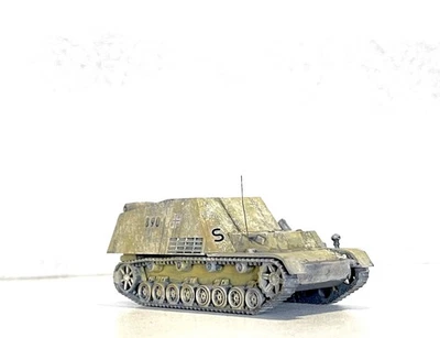 Minitank 1:87 H0, porta munizioni Hummel, militare, Wehrmacht, seconda guerra mondiale, epoca II - Immagine 1 di 4