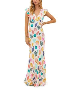 BEACH RIOT ELODIE MAXI DRESS COLOR MULTICOLOR SIZE MEDIUM NEW - Picture 1 of 6