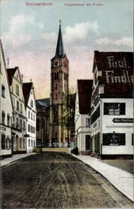 Ak Weißenhorn in Schwaben, Hauptstraße, Kirche - 4566090 - Picture 1 of 2