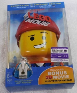 LEGO Movie 3D Everything is Awesome Edition Blu-Ray NEW 2D Blu-Ray DVD Vitruvius - Picture 1 of 8