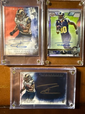 Todd Gurley 2015 Topps Auto trio  - So beautiful! - Image 1 of 2