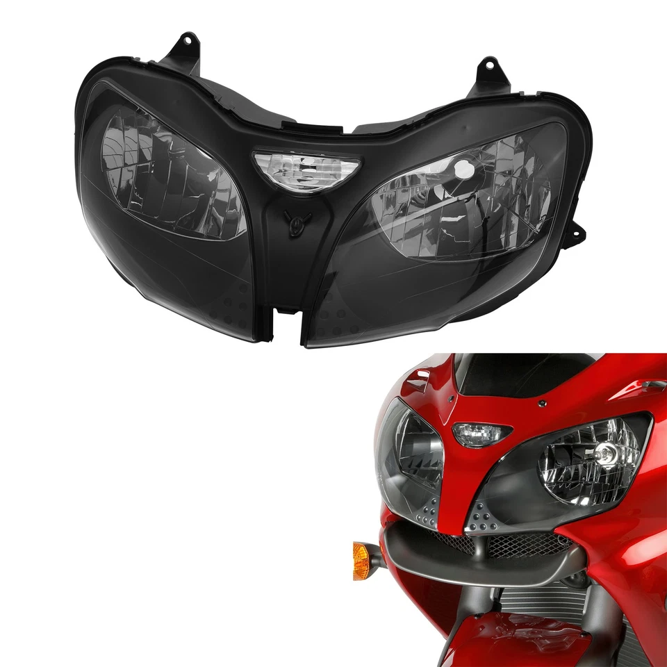 Conjunto de faros delanteros apto para Kawasaki Ninja ZX 6R 2000-2002 ZX 9R 2000-2003 Foto 1 de 4