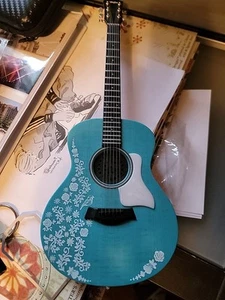 American Girl Doll Tenny Grant’s Guitar 2016 Blue Teal Working (No Strap) - Picture 1 of 3