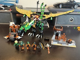 Ninjago - Green NRG Dragon #70593 100% Complete 