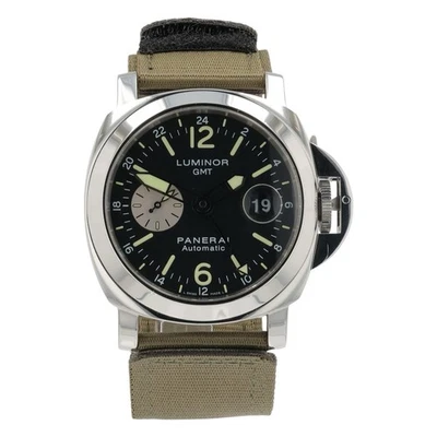 Panerai Luminor GMT Stainless Steel Black Dial 44mm Automatic Mens PAM00088 - Image 1 of 4