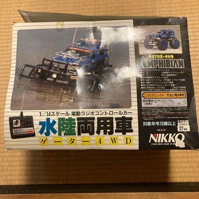 NIKKO GATOR-4WD AMPHIBIAN Radio Control Car 1/14 W/BOX F/S FEDEX - Image 1 of 4