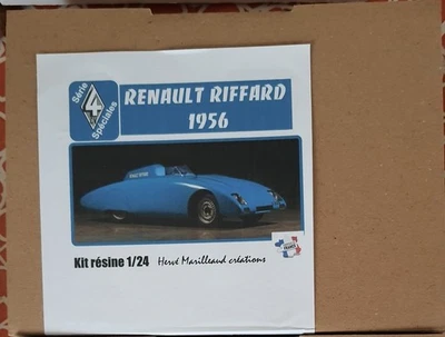 Kit résine à monter 1/24 Renault Riffard 1956 voiture de records 4 CV Renault - Photo 1/4