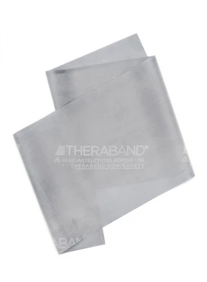 Theraband Professional Latex Resistance Bands 6FT - Silver - Image 1 of 4