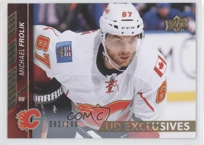 2015-16 Upper Deck UD Exclusives /100 Michael Frolik #282 - Image 1 of 2
