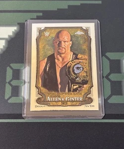 Stone Cold Steve Austin Card WWE Topps Chrome 2025 - Allen & Ginter insert wwf - Picture 1 of 2