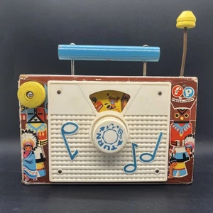 Vintage Fisher Price TV-Radio, TEN LITTLE INDIANS, Good Working Condition - Picture 1 of 21