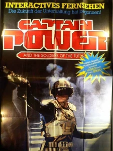 Captain Power - Tim Dunigan - Jessica Stehen - Videoposter 120x80cm gefaltet - Picture 1 of 1